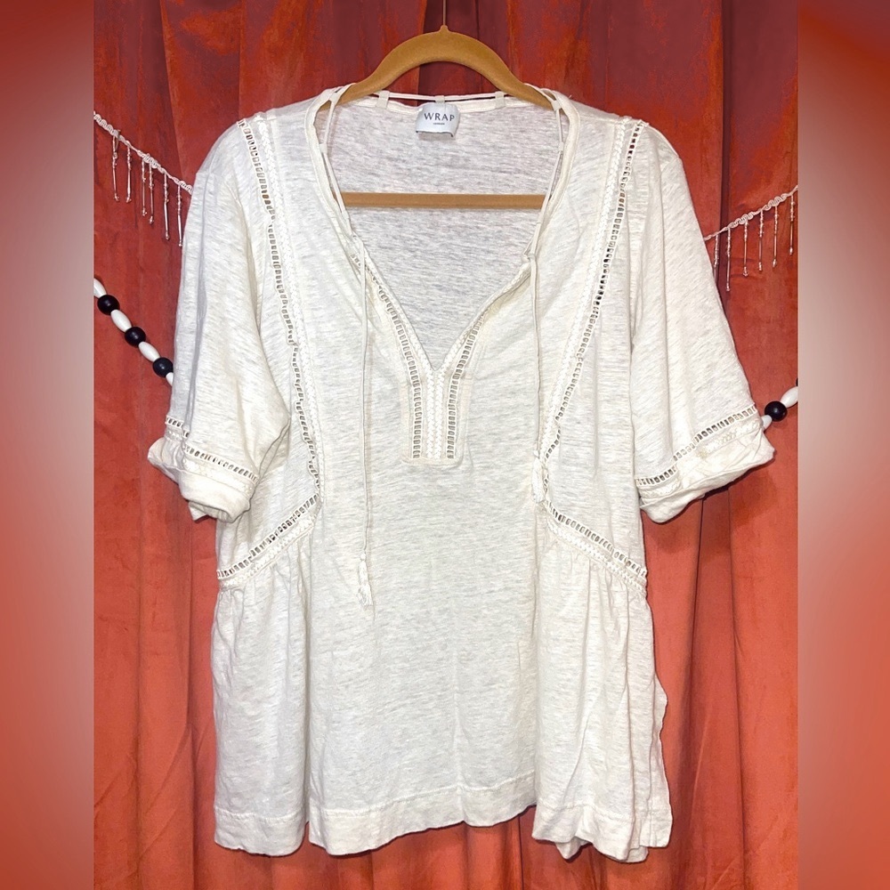 Wrap London Off White Blouse
